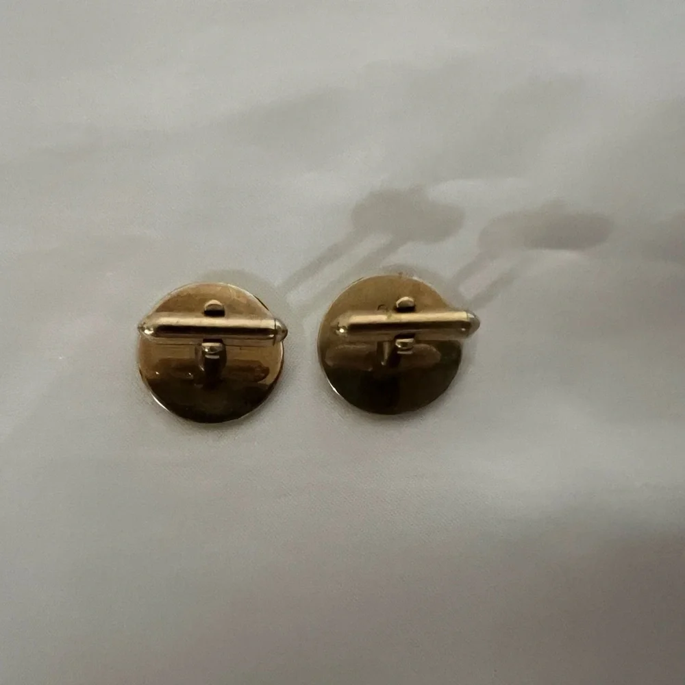 Cuff Links I Vintage Swank Fleur de Lis